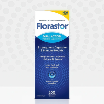 Florastor Dual Action Probiotic Supplement